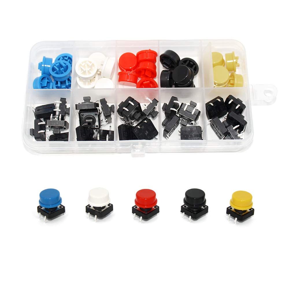 25pc Push Button Switch Kit 