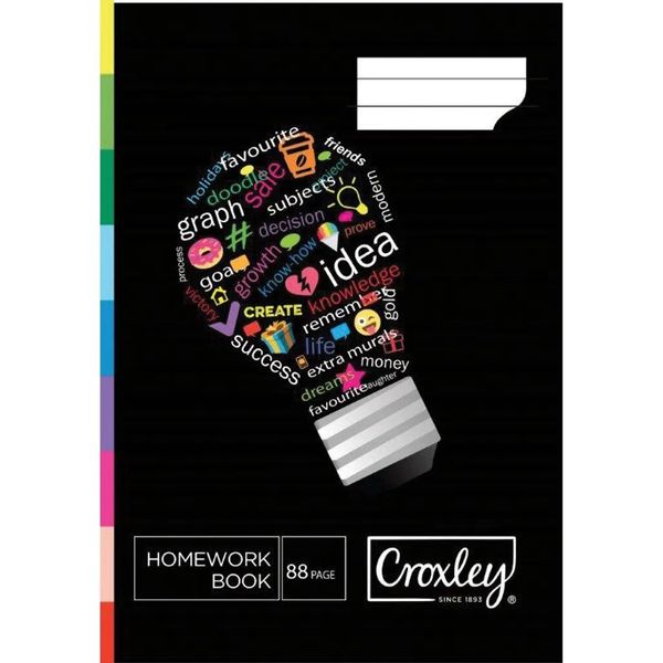Croxley Homework Book Week-To-View A5 88 Page x 3