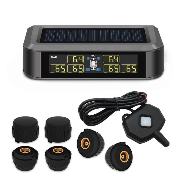 4-6 Tyres Wireless Solar TPMS For Vehicles - External Sensors