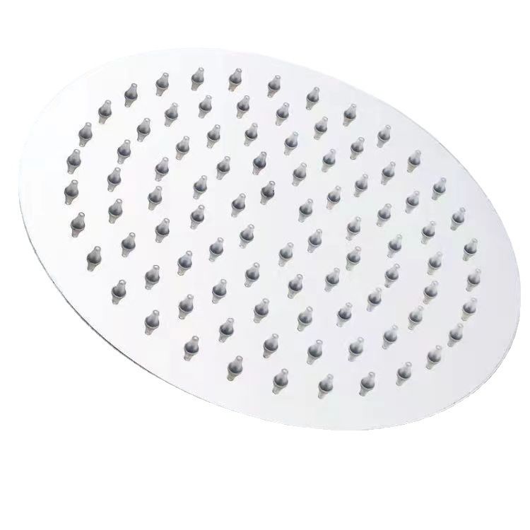 Round Stainless Steel Mirror Rainfall Shower Head