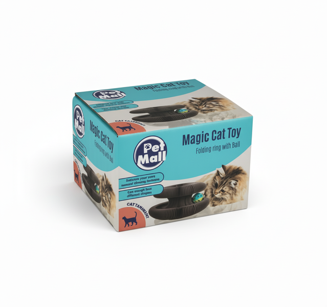 Pet Mall Interactive Foldable Cat Toy for Scratching and Play