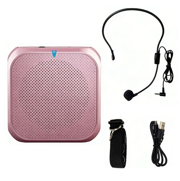 Portable Voice Amplifier,Rechargeable Personal Amplifier,Headset Microphone