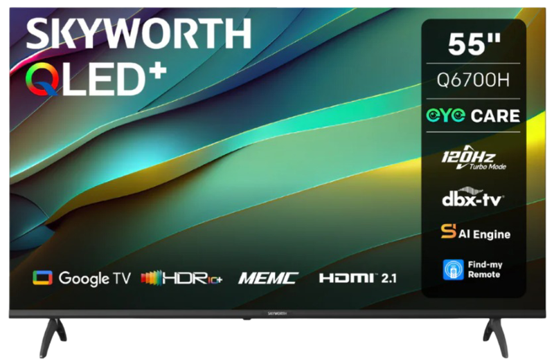 Skyworth 55 Inch Q6700H Series QLED Google TV