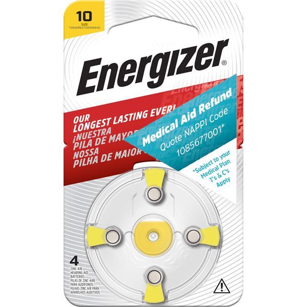 Energizer AZ10 Zinc -Air Batteries