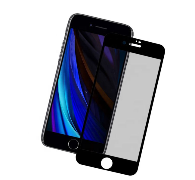 MXM - iPhone 7+ Anti Spy Privacy Tempered Glass Screen Protector - White