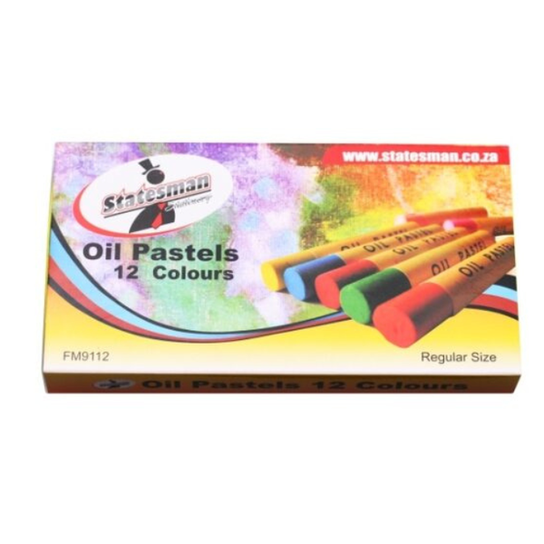 Oil Pastels Set Of 12 - Statesman