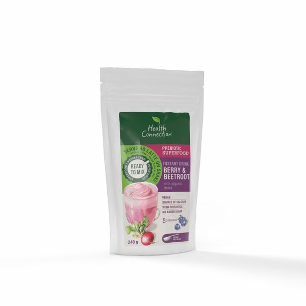 Superfood Instant Drink - Berry &amp; Beetroot with Organic Maca 240g