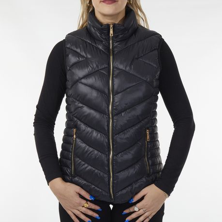 Black slim fit online puffer jacket