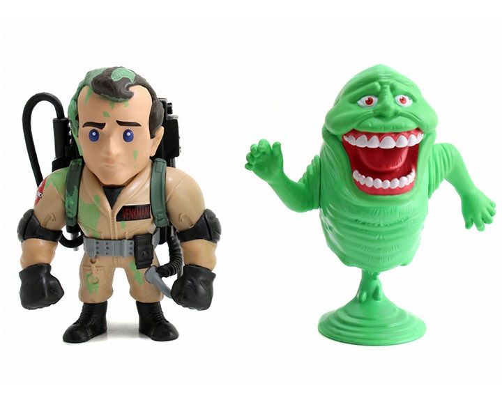 Metals Ghostbusters Peter/Slimer 4IN Die-Cast Figure 2 Pack