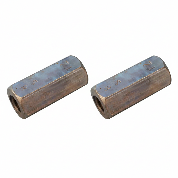 Electro Plated 12mm Socket Rod for 1/2 Inch Tools - 2 Pack
