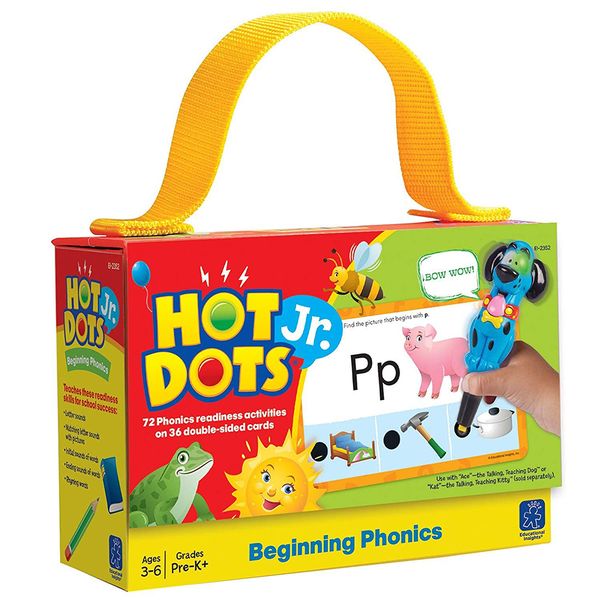 Learning Resources Hot Dots Jr. Card Sets - Beginning Phonics