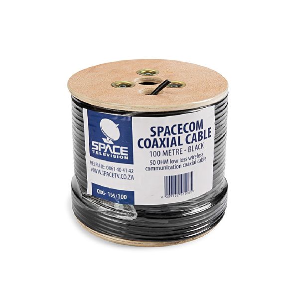 Space TV Ultra Low-loss Coax Cable - 50 Ohm - 100m