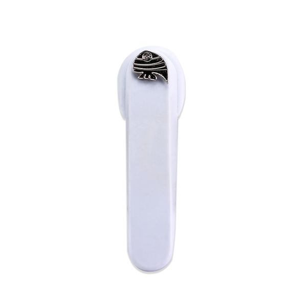 Door Wedge - Fish - Rubber - White