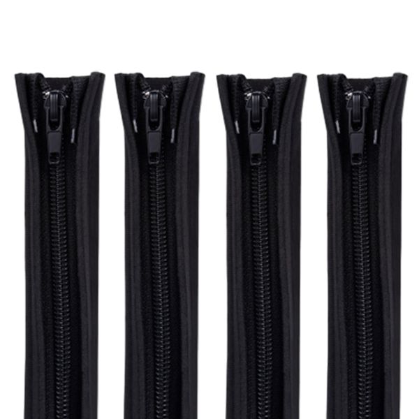 4 Cable Management Sleeves Wire Wrap Covers Zipped Cord Organizer Protector