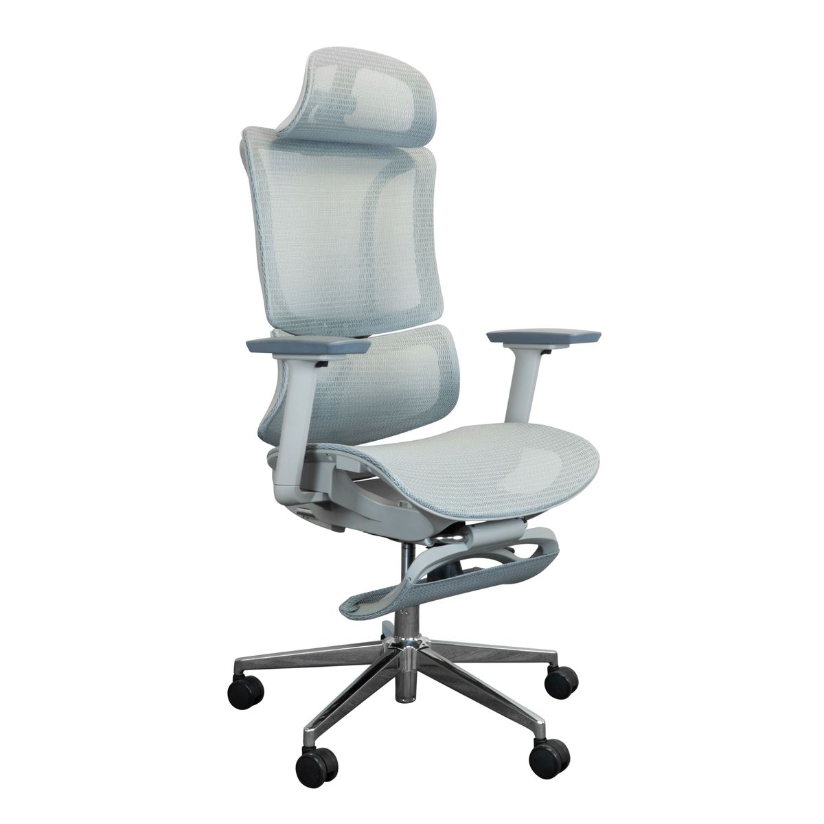 Nebula High Back Office Chair with Adjustable Arms & Extendable Leg Rest