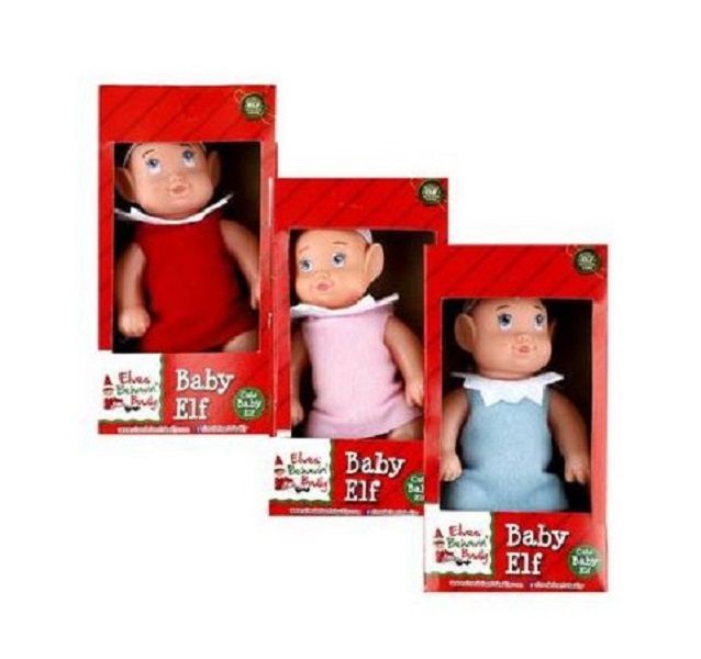 Xmas Elf Baby Doll Assorted
