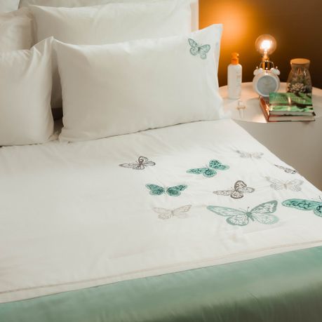 Lush Living Butterfly Embroidered Duvet Comforter Set Buy Online In South Africa Takealot Com