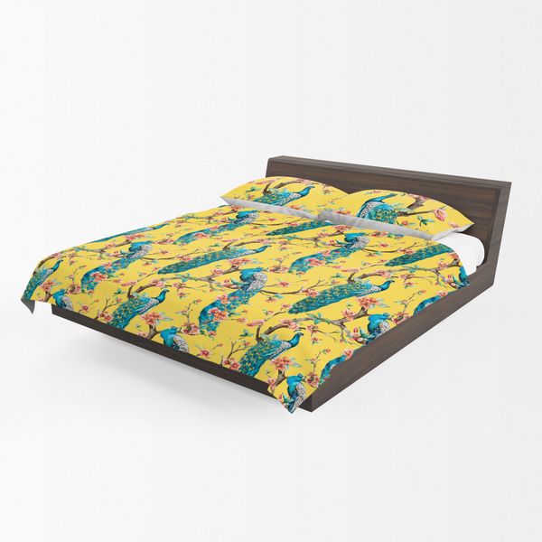 Peacock Garden Duvet Cover Set