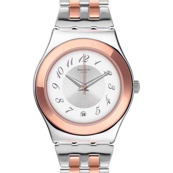 Swatch - Womens Silver Stainless steel Strap Watch - YLS454G