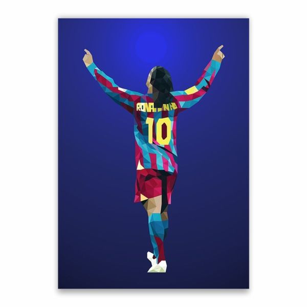 Ronaldinho 10 Barcelona - A1 Poster