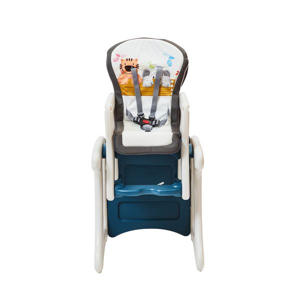 Baneen Adjustable Baby High Chair &amp; Table 2 Levels - Blue
