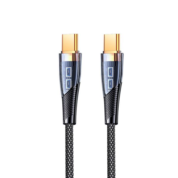 4ft/1.2m 100W USB C to USB C Cable PD Translucent Type C to Type C Cable