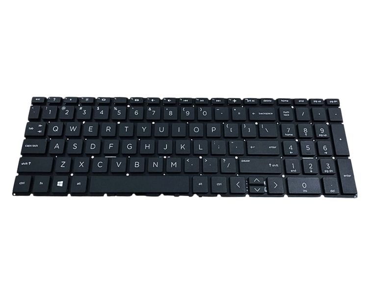Replacement Keyboard Compatible with HP 15-DW3026ni 15GW 15SDY 250 G8 Black