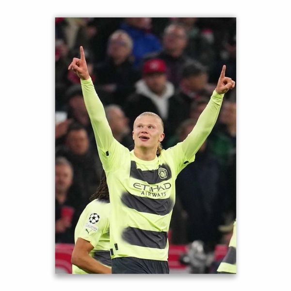 Haaland Away Kit Poster - A1