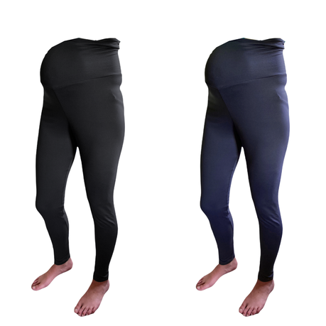 Maternity Tights/Leggings-Full Length-Black & Navy-2 Pack, Shop Today. Get  it Tomorrow!