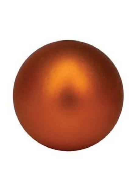6 Matt Copper Baubles