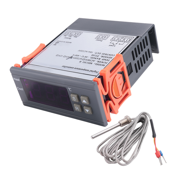 Digital Temperature Controller -99-400 Degree M8 Thermocouple Sensor
