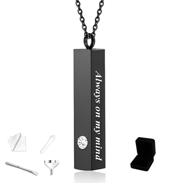 6 PCS Urn Necklace for Ashes Pendant Cremation Jewellery Cube Memento