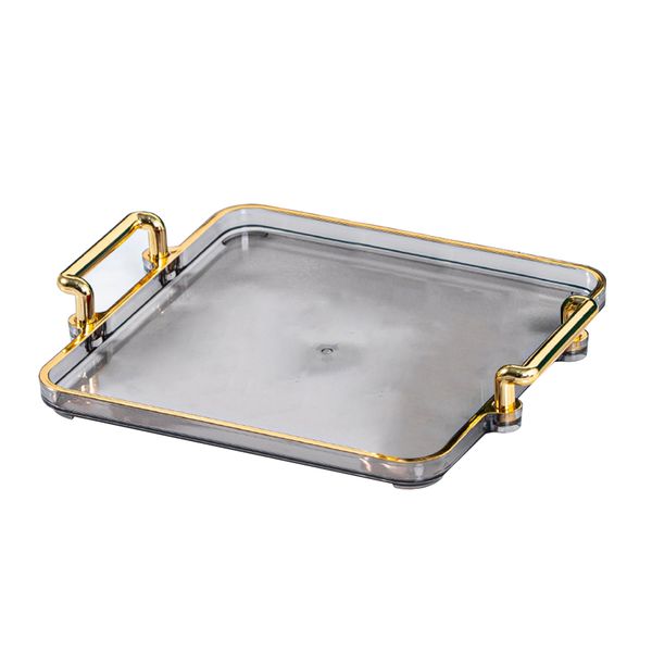 Home Decor Multifunctional Tabletop Storage Organiser Tray (20.5x18.5cm)