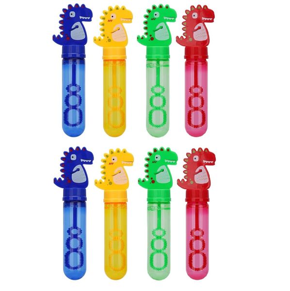 Dinosaur Bubble Tubes 14cm - Set of 8