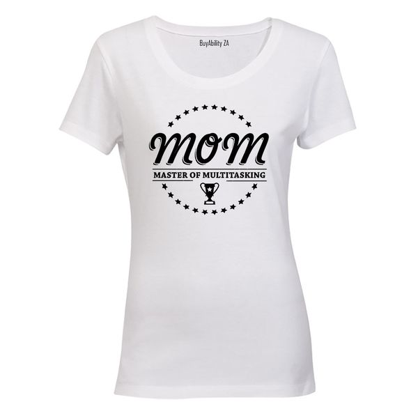 MOM - Master of Multitasking - Ladies - T-Shirt (White)