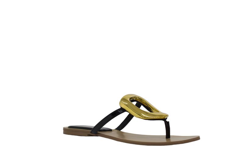 Hadiya Round Trim Thong Sandals