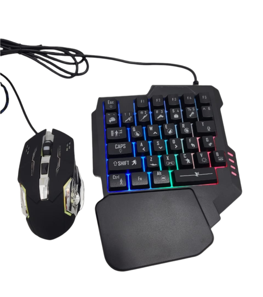 One Hand Keyboard With Mouse