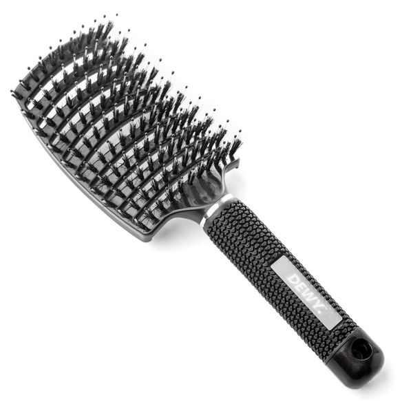 Dewy - Mixed Quill Detangler Hairbrush with Boar Bristle