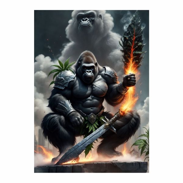 Gorilla Weed 001 - A1 Poster