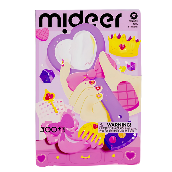 Mideer - Fashion Nail Stickers for Kids - Princess Banquet - 300-piece