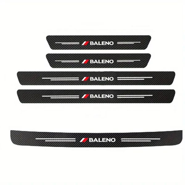 Door Sill Protector Set - Premium Vinyl Scratch Guard Compatible with Suzuki Celerio Suzuki Celerio