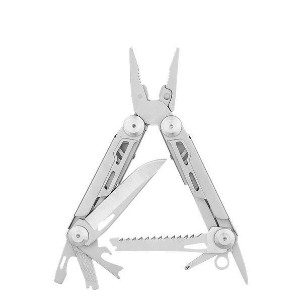 13-in-1 Stainless Steel Multitool Pliers with Pocket Clip for Camping &amp; EDC
