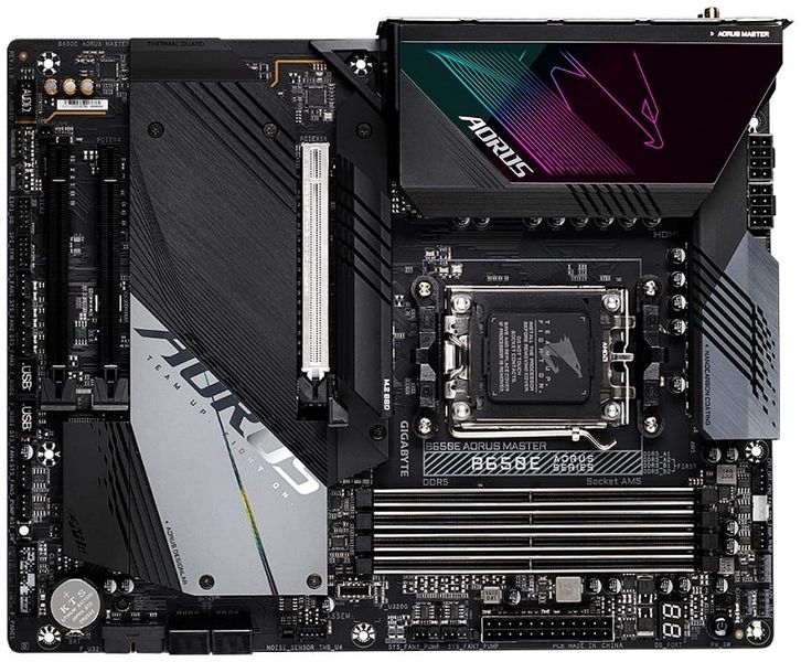 Gigabyte GA-B650E-AORUS-MASTER B650E AORUS MASTER AMD B650 Ryzen Socket AM5 ATX Desktop Motherboard