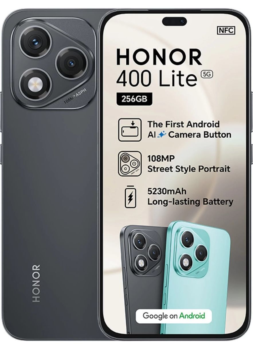 HONOR 400 Lite 5G 256GB Dual Sim - Velvet Black