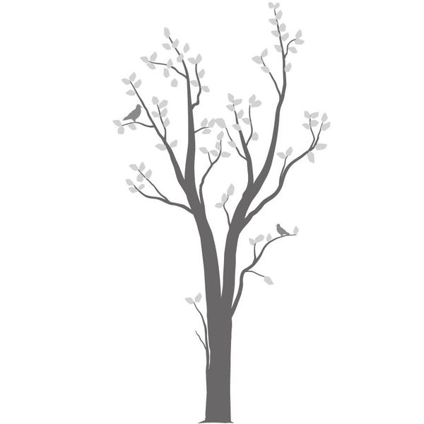 Silver Birch Tree Vinyl Wall Art image