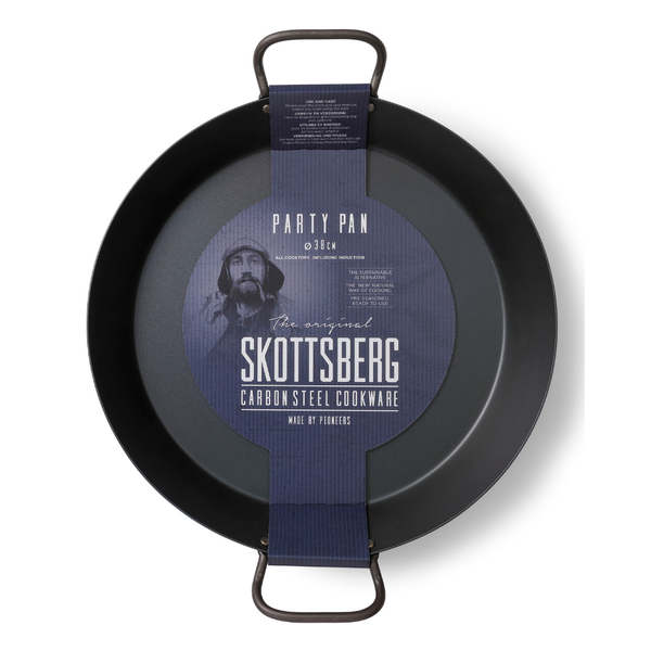 Skottsberg Carbon Steel Paella Pan 38cm