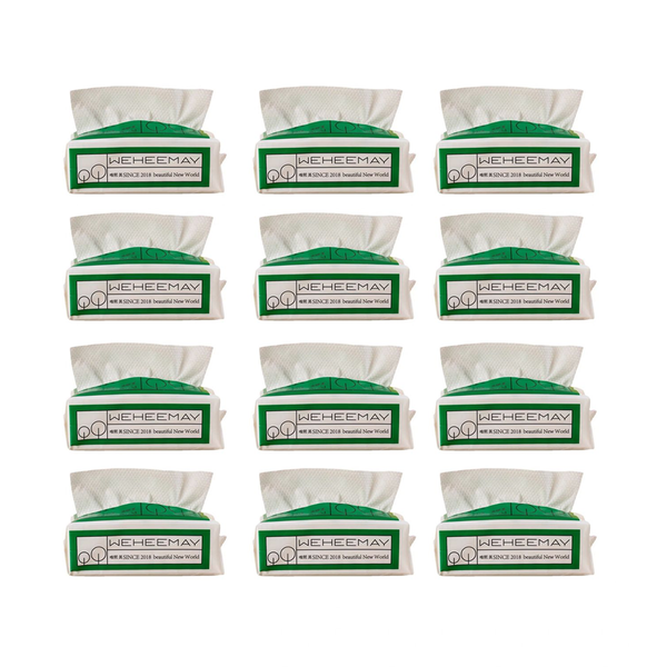 12-Pack Disposable Face Wipes &amp; Makeup Remover Wipes