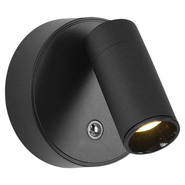 Adjustable Spotlight LED Light With Weather-Resistance - Black