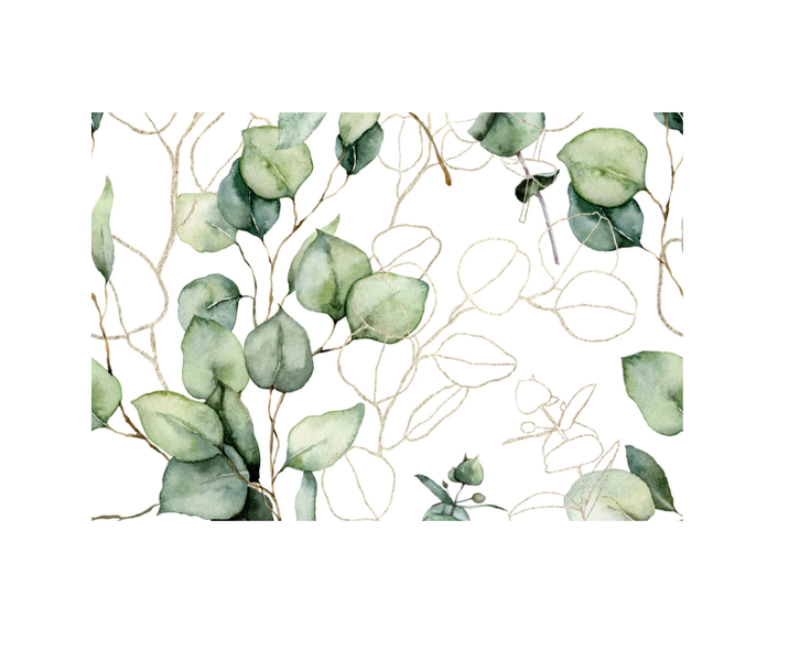 Eucalyptus: Set of 6 Exquisite Dining Table PVC Designer Placemats