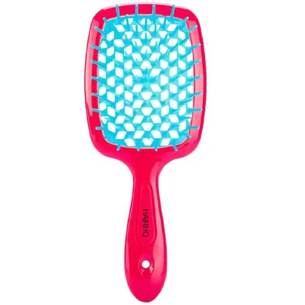 HAIRHQ Hollow Comb Wet &amp; Dry Detangling Brush (2 Pack)